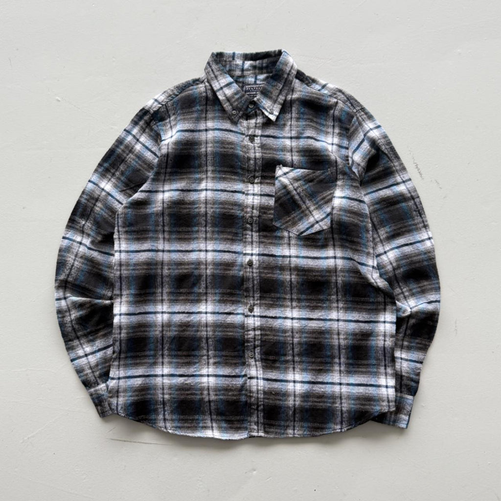Blue Jackson Hole 00’s Vintage Flannel Long Sleeve Shirt - Medium
