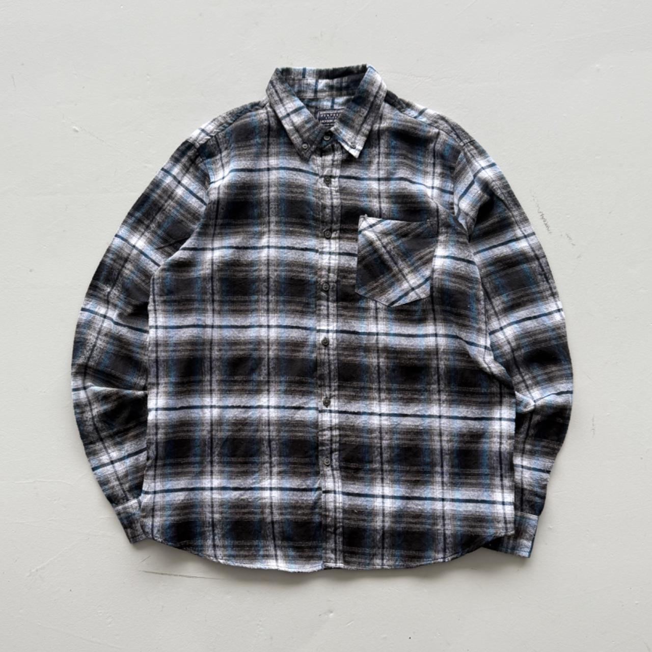 Blue Jackson Hole 00’s Vintage Flannel Long Sleeve Shirt - Medium