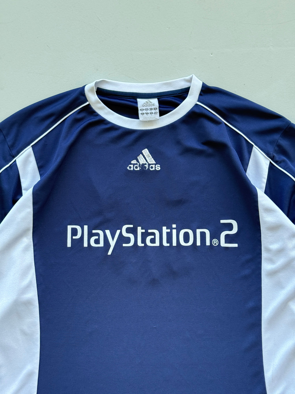 Adidas PlayStation 2 Y2K Vintage L/S Football Shirt #2 - Medium