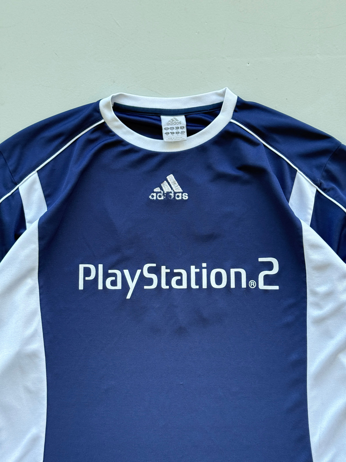 Adidas PlayStation 2 Y2K Vintage L/S Football Shirt #2 - Medium