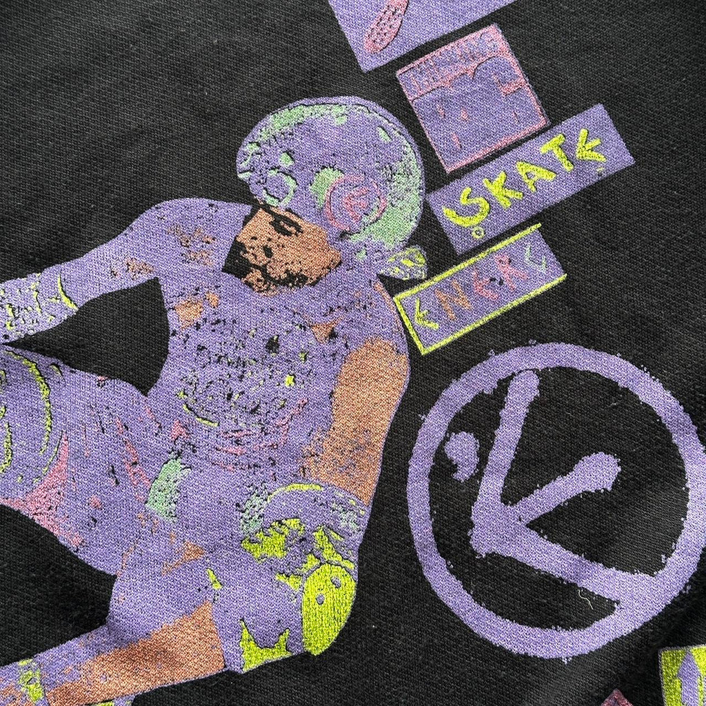 Black Skateboarding 90’s Vintage Graphic Sweatshirt - Small
