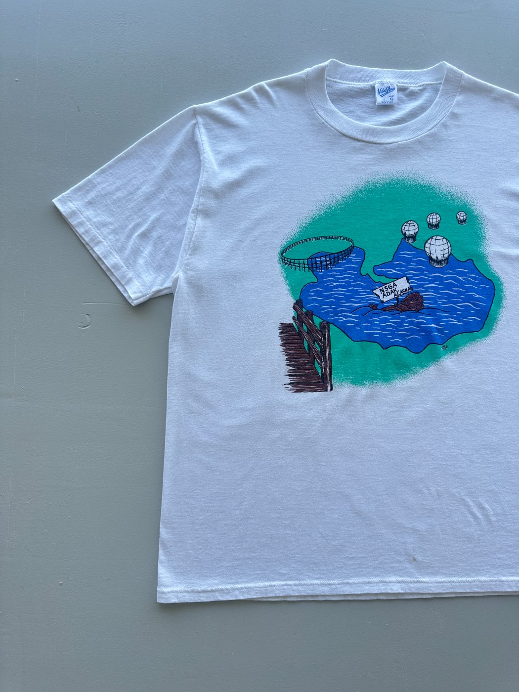 Alaska Cartoon 90's Vintage Single Stitch T-Shirt - XL