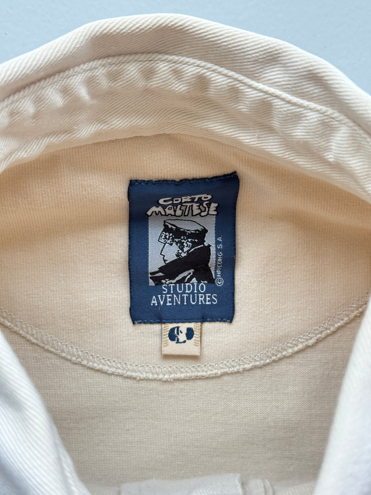 Corto Maltese Studio Aventures 90's Vintage Rugby Polo Shirt - Large