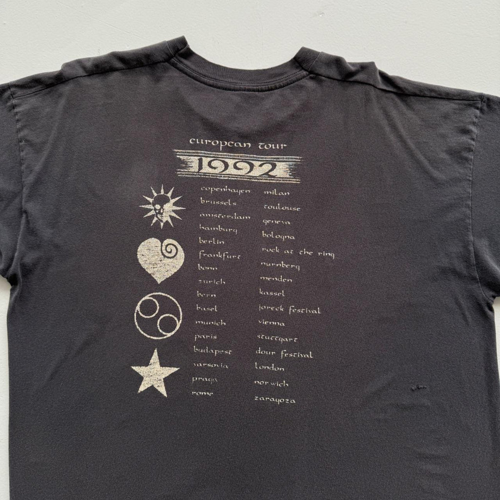 Faded Black Heroes Del Silencio 90s Vintage Graphic T-Shirt - XL