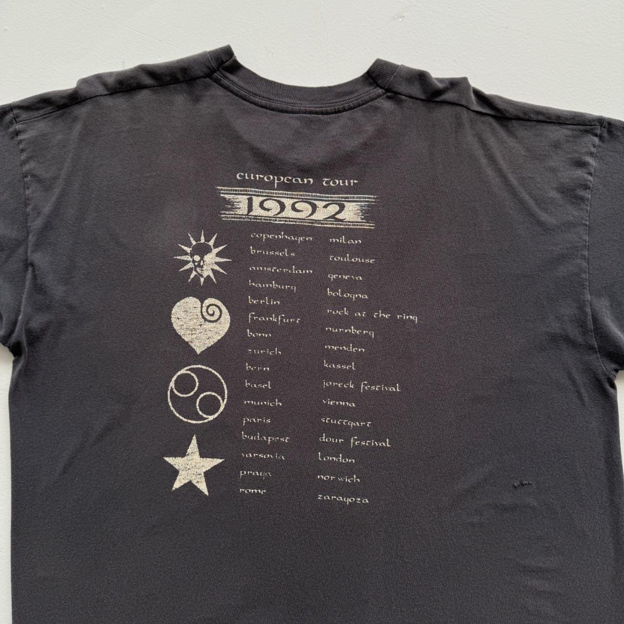 Faded Black Heroes Del Silencio 90s Vintage Graphic T-Shirt - XL