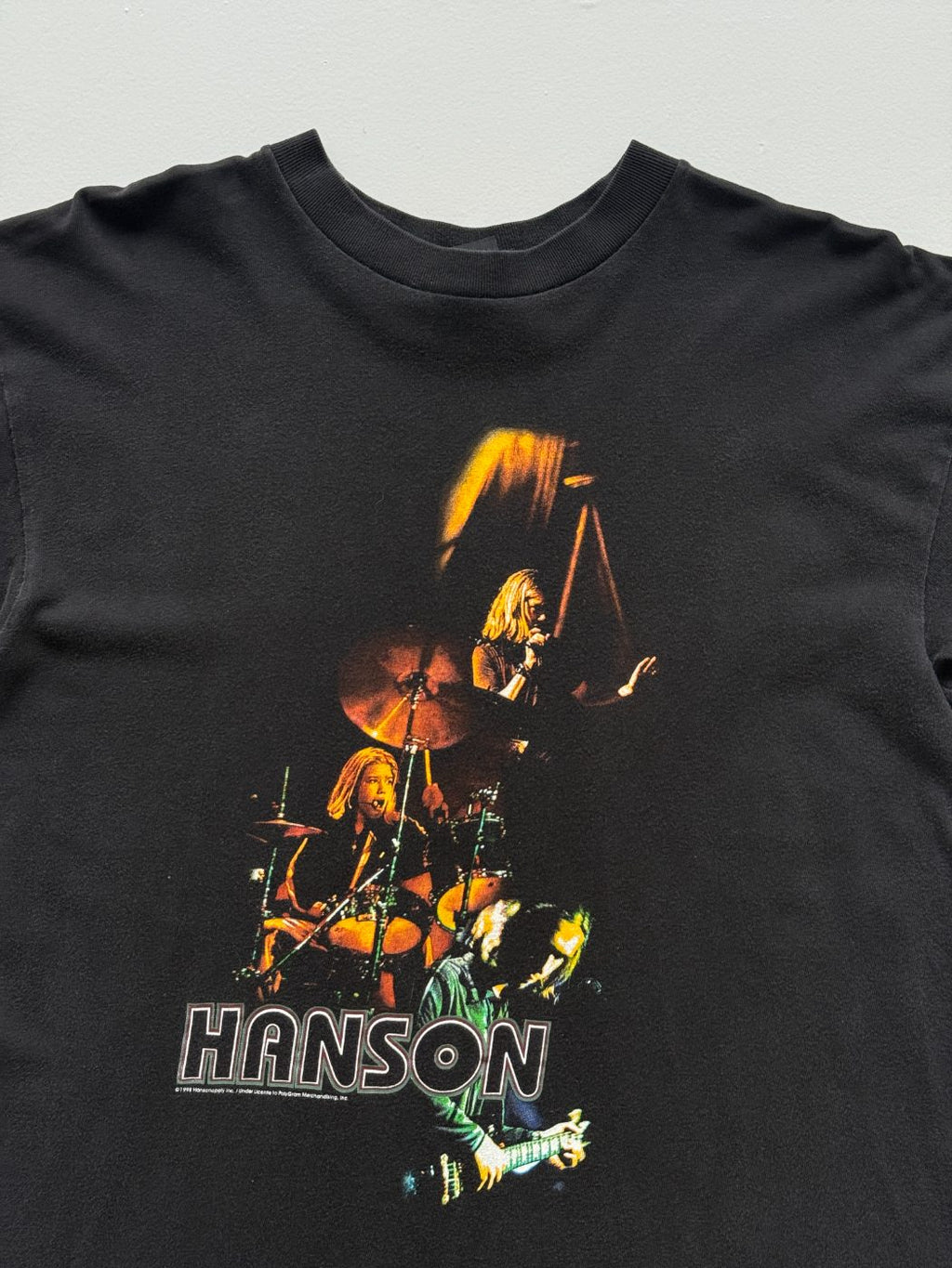 Hanson PolyGram Merchandising 1998 90's Vintage Single Stitch Band T-Shirt - Med