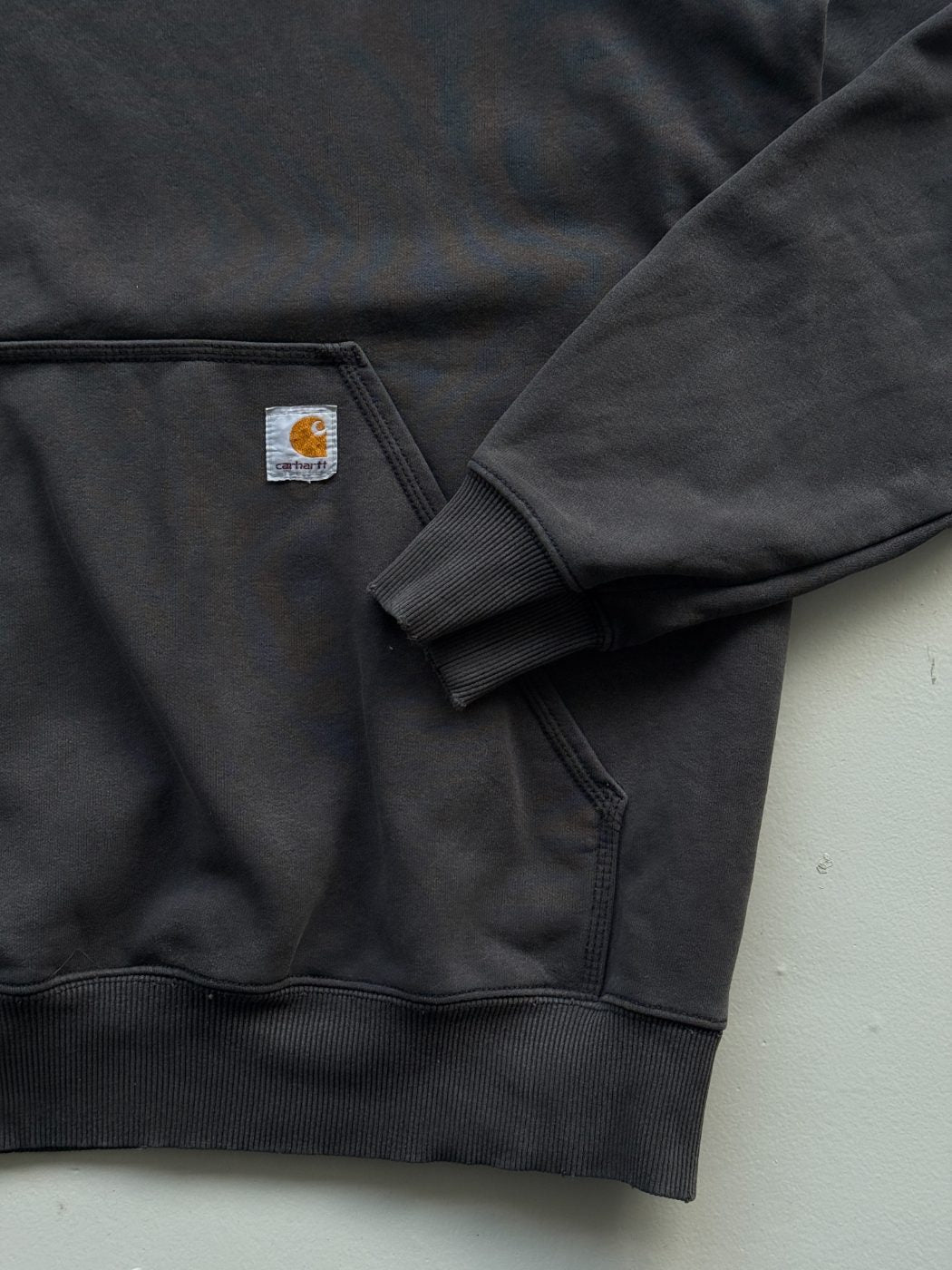 Carhartt Original Fit Faded Black Vintage Hoodie - XL