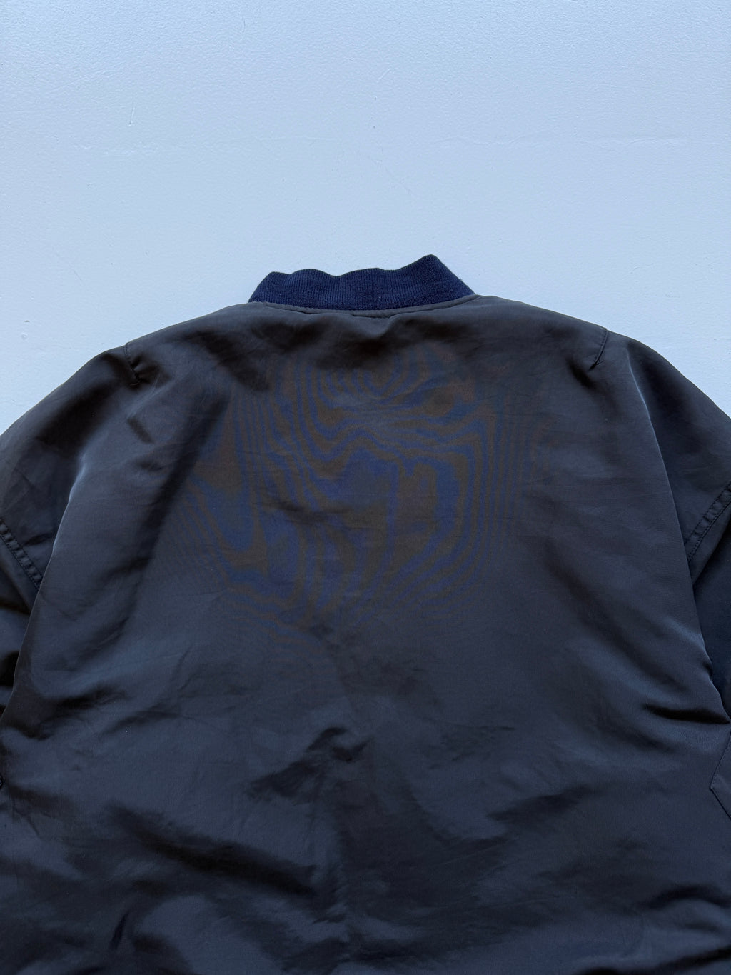 Black Acro Pole 90's Vintage Bomber  Jacket - Medium