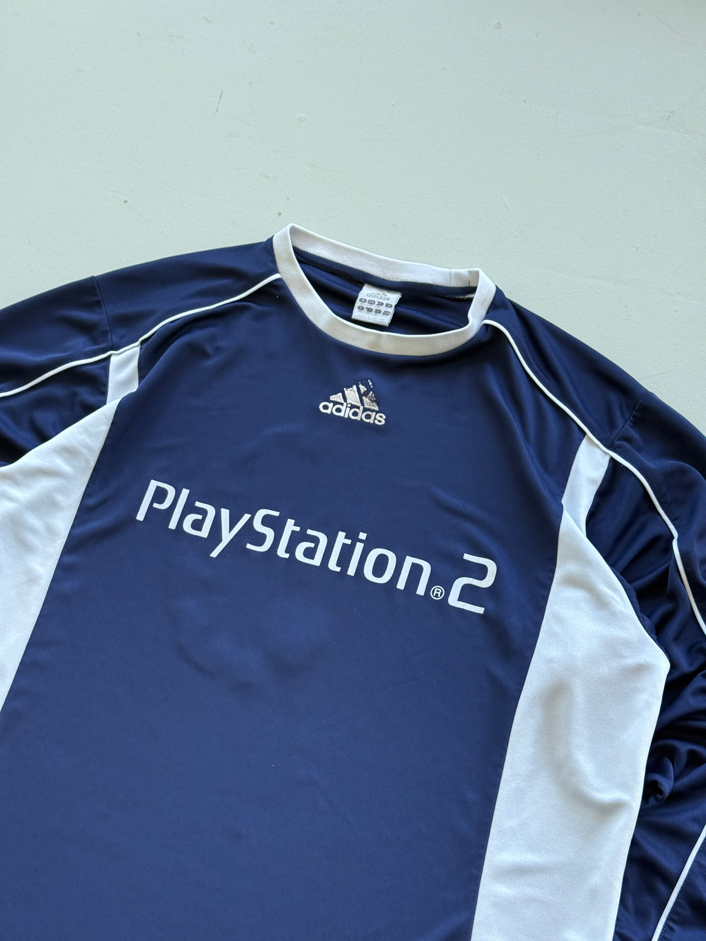 Adidas PlayStation 2 La Voz de Galicia Y2K Football Shirt #9 - Medium