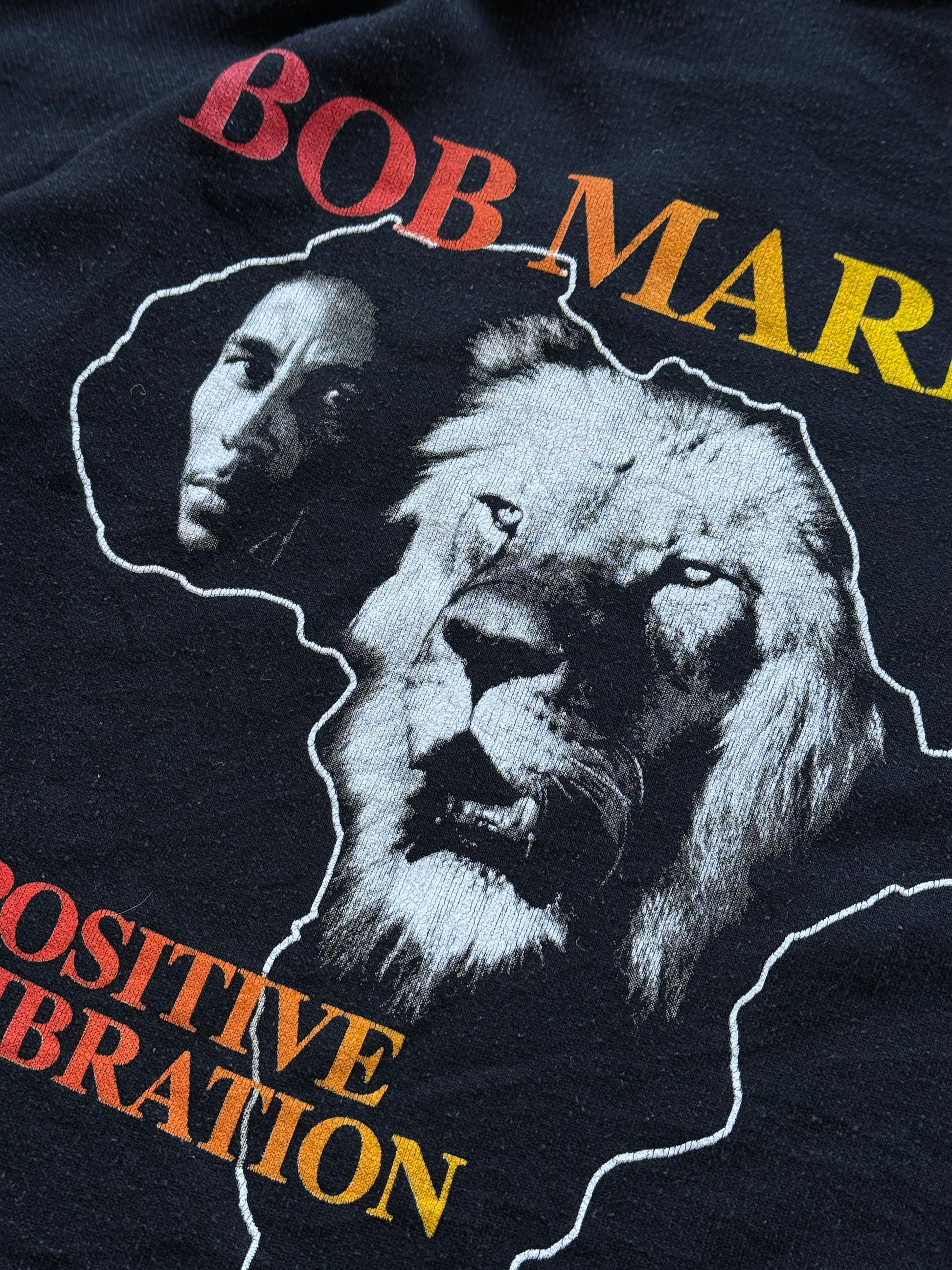 Black Bob Marley 90's Vintage Graphic Hoodie Jumper - XL