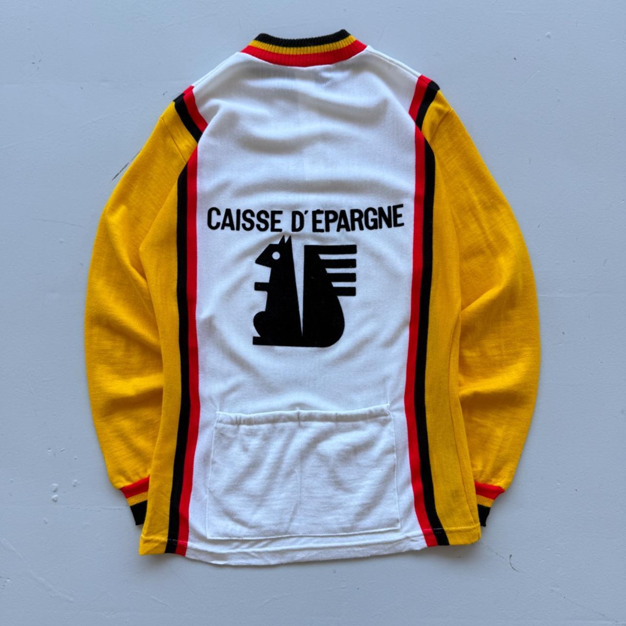 Yellow Belgian 70’s Vintage Rare Cycling Jersey Quarter Zip - Medium