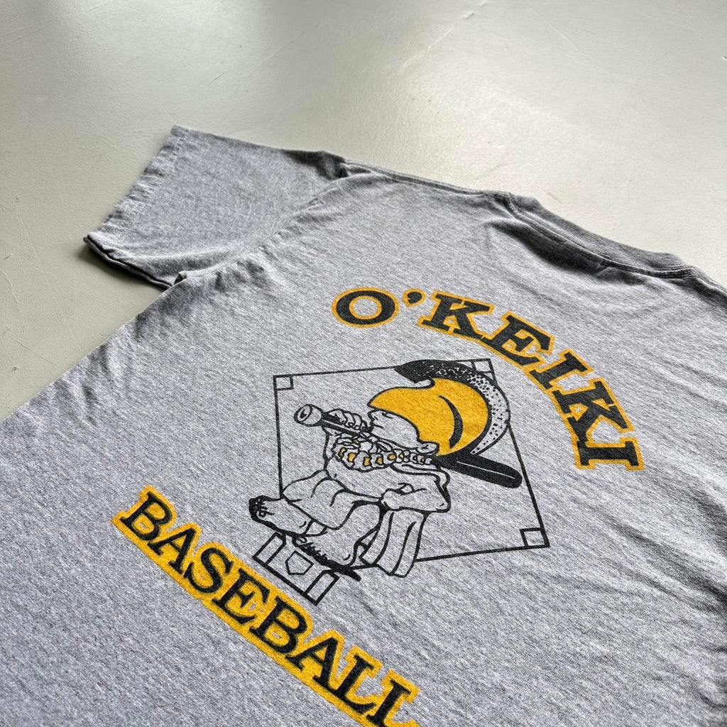 Grey O'Keiki Baseball 00s Vintage T-shirt - Medium