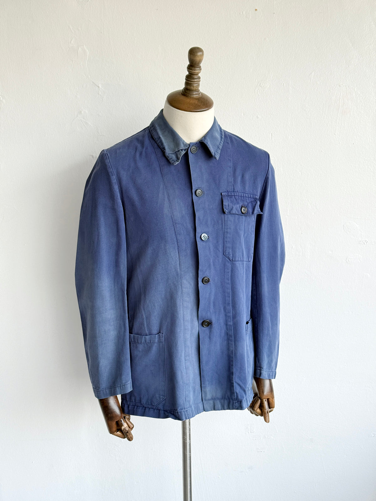 Blue Fraizzoli & C. 1960s Vintage Workwear Chore Jacket CH531