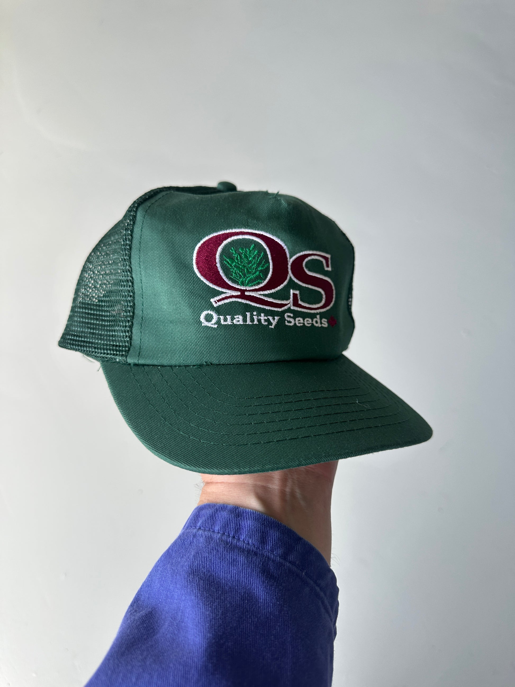 Green Quality Seeds QS Vintage 90's Trucker Cap