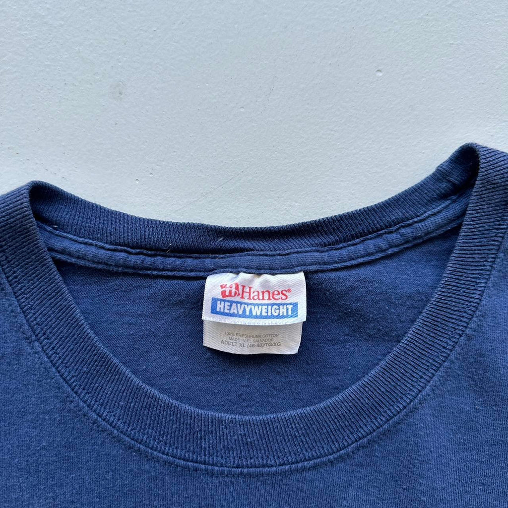 Navy Super Woman 00s Vintage T-shirt - XL