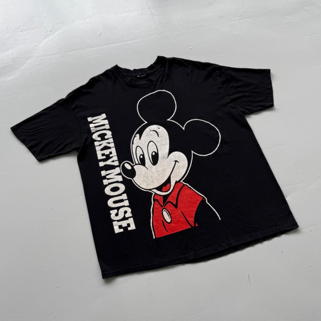 Black Micky Mouse 00s Vintage Disney T-shirt - XXL