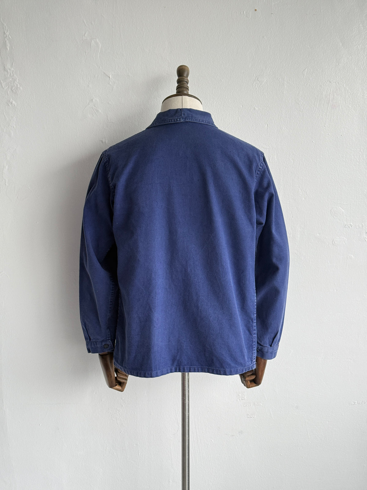 Blue French Vintage Workwear Chore Jacket CH555 - Small