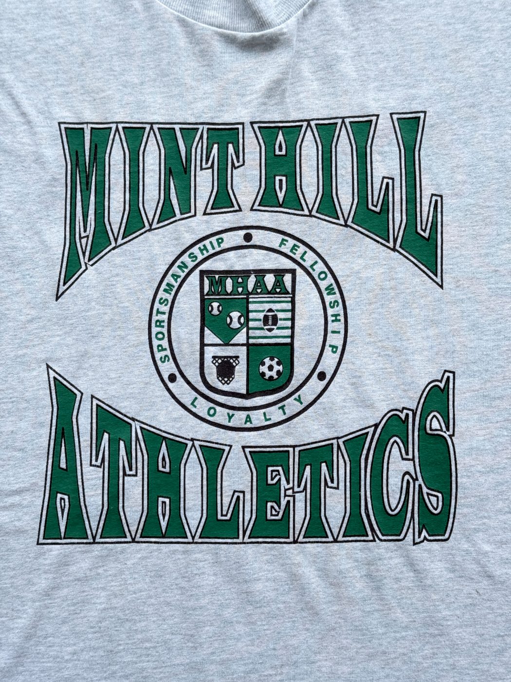 Mint Hill Athletics MHAA Single Stitch Vintage Graphic T-Shirt - XL
