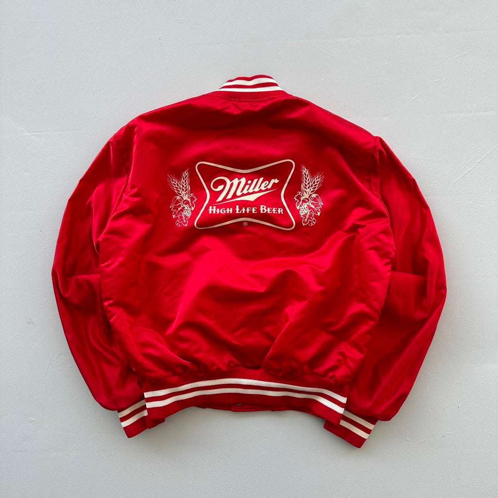 Miller Lite Beer 80’s Red Vintage Varisty Jacket - Small
