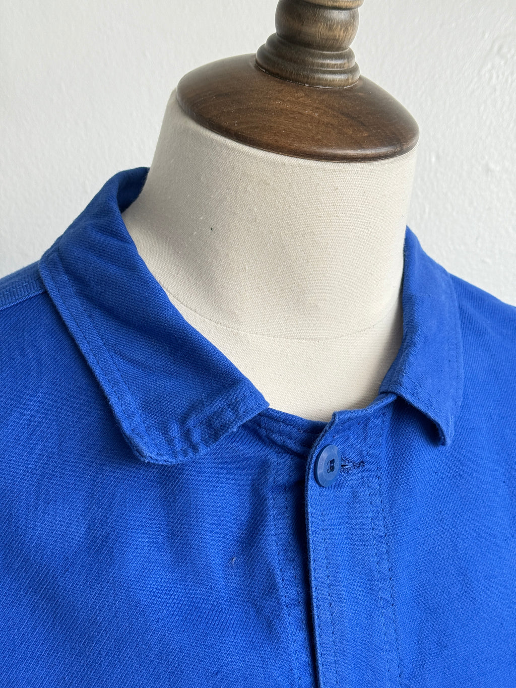 Ultramarine Blue French 70's Vintage Workwear Chore Jacket CH539 - XL