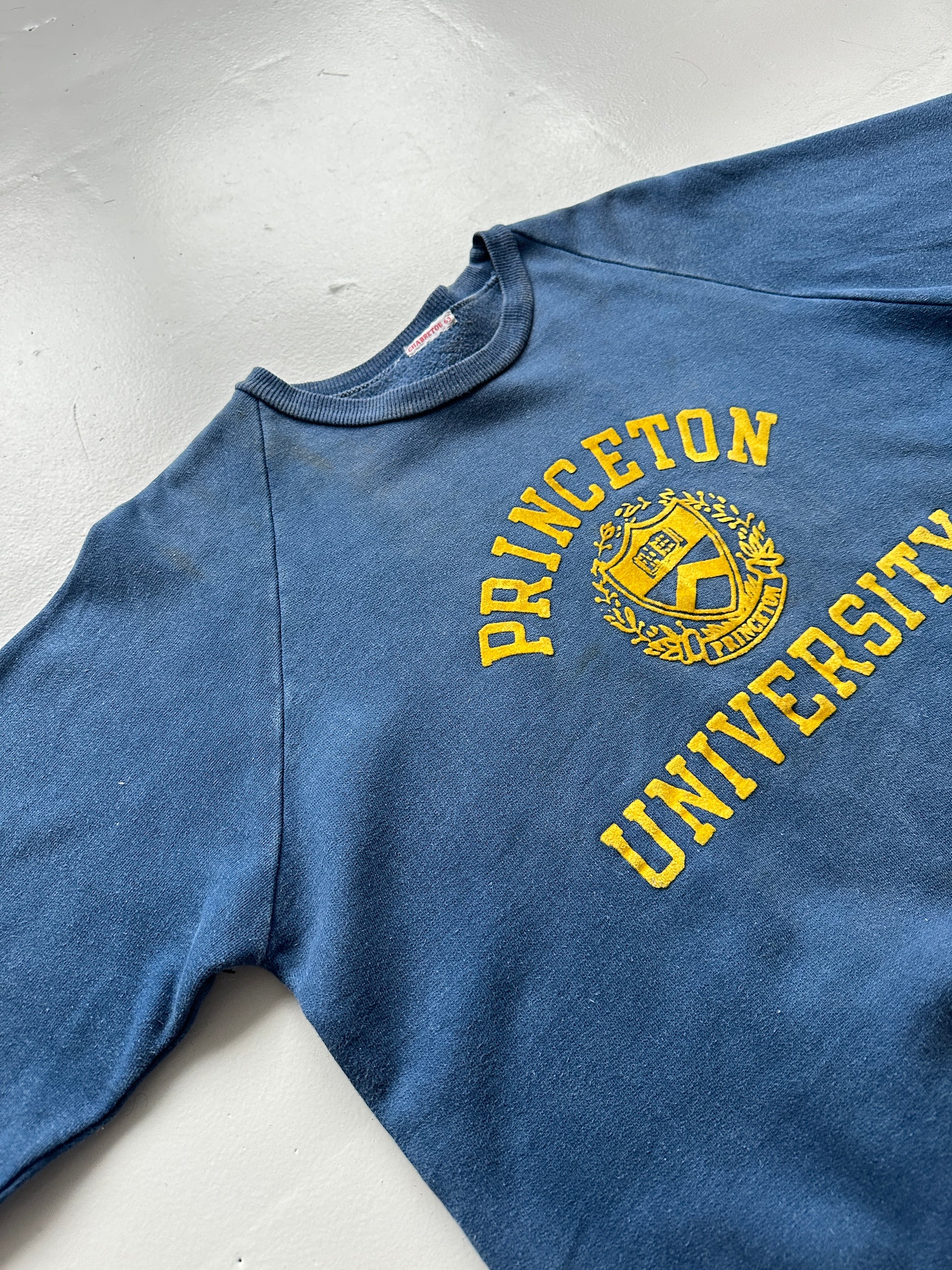 Blue Princeton University 1963 60's/70's Vintage Sweatshirt - Women's 8-10