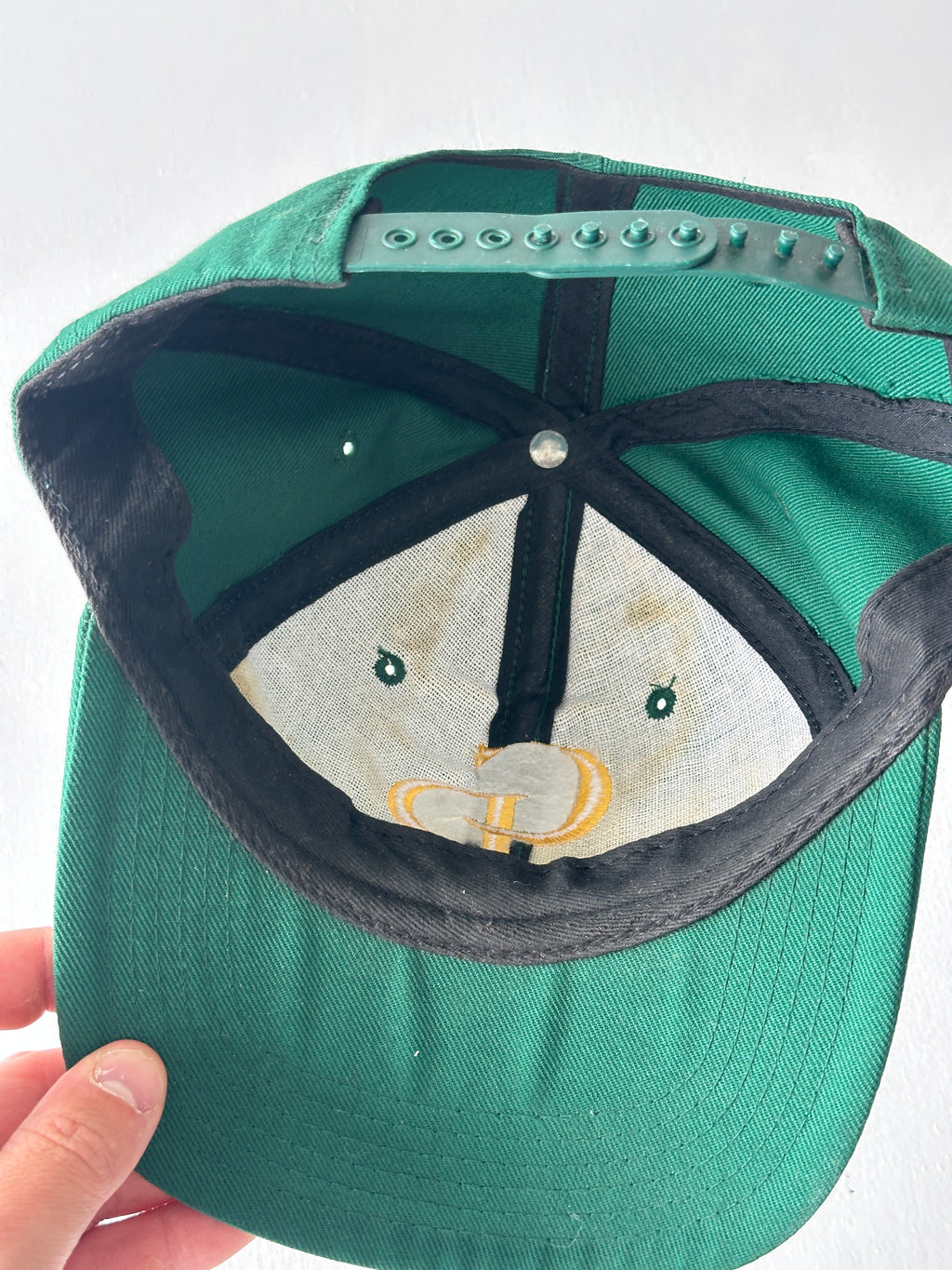 Green CP Monogram 90's Vintage SnapBack Trucker Cap