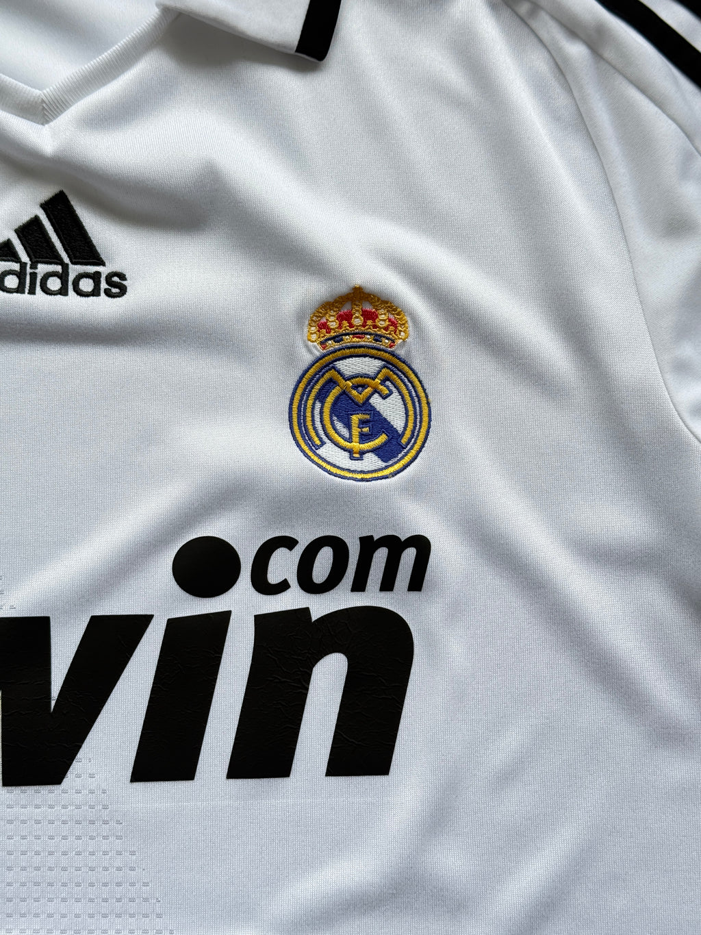 Adidas 2008-09 Real Madrid Home Football Shirt - Large