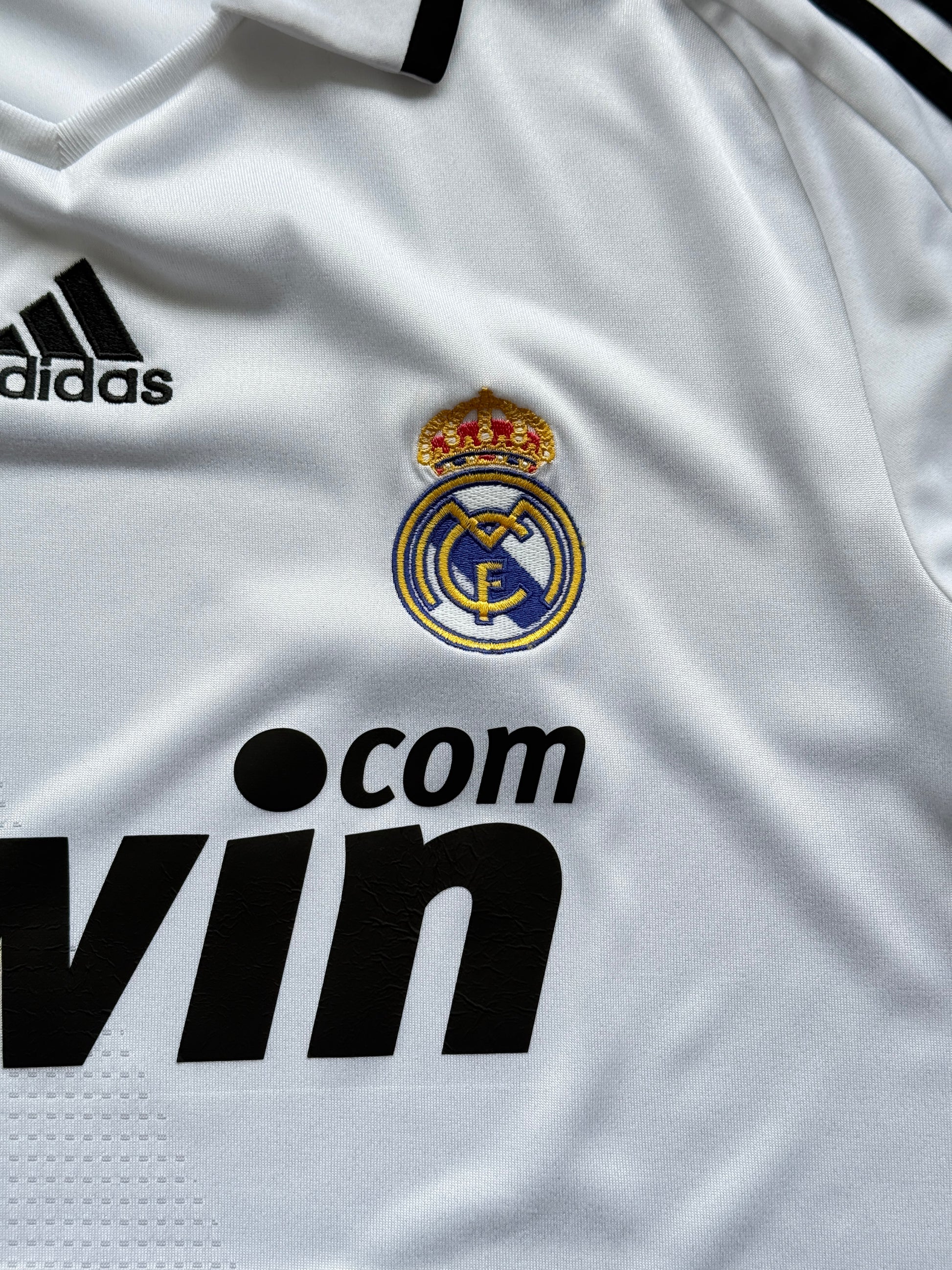 Adidas 2008-09 Real Madrid Home Football Shirt - Large