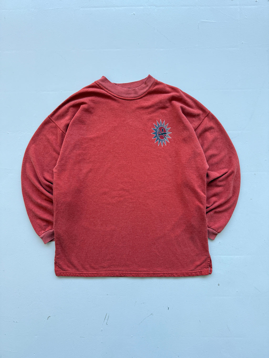 Red American Bandana 90's Vintage Snowboarding Sweatshirt Jumper - Large