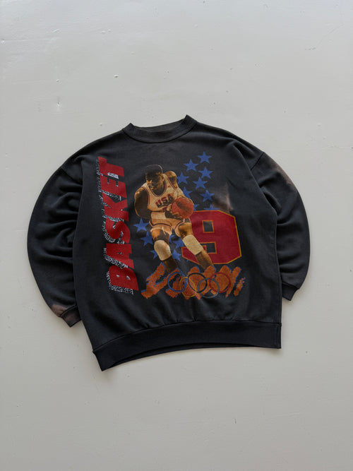 Patrick Ewing #9 USA Basketball Olympics 90's Vintage Sweatshirt - Medium