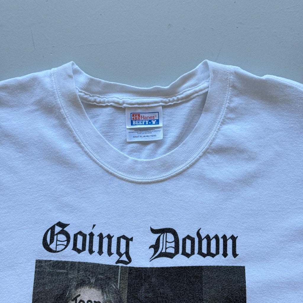 White Newcastle Stag 00s Vintage Graphic T-Shirt - Large