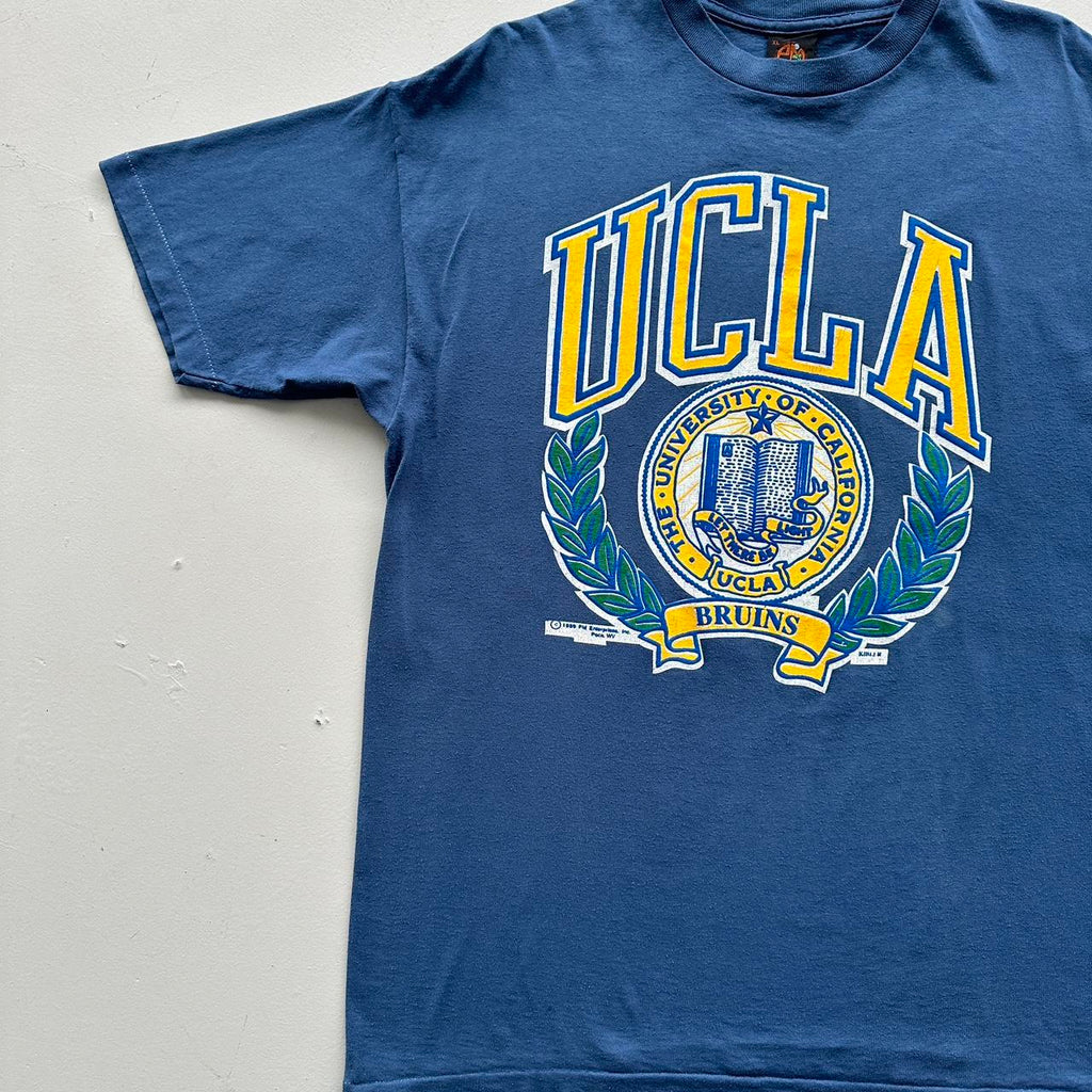 Over-dyed Navy UCLA University Vintage 90's T-shirt - Large