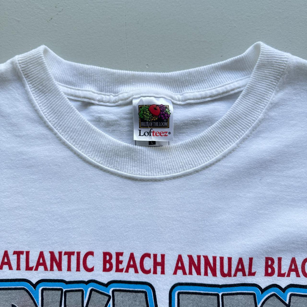 White Bike Fest 2002 Atlanta 00s Vintage T-shirt - Large