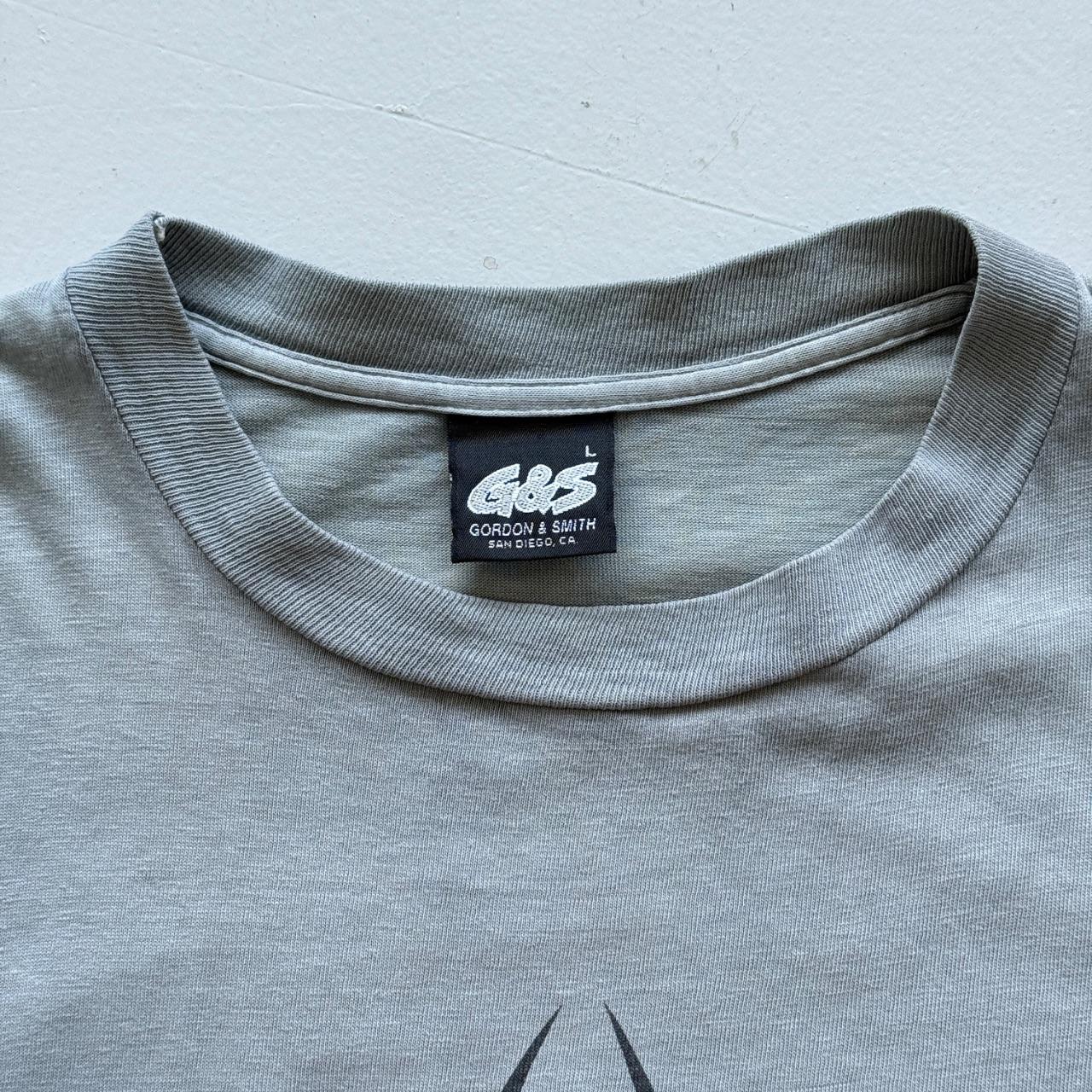 Blue Green Overdyed G&S 00's Graphic Vintage T-shirt - Large