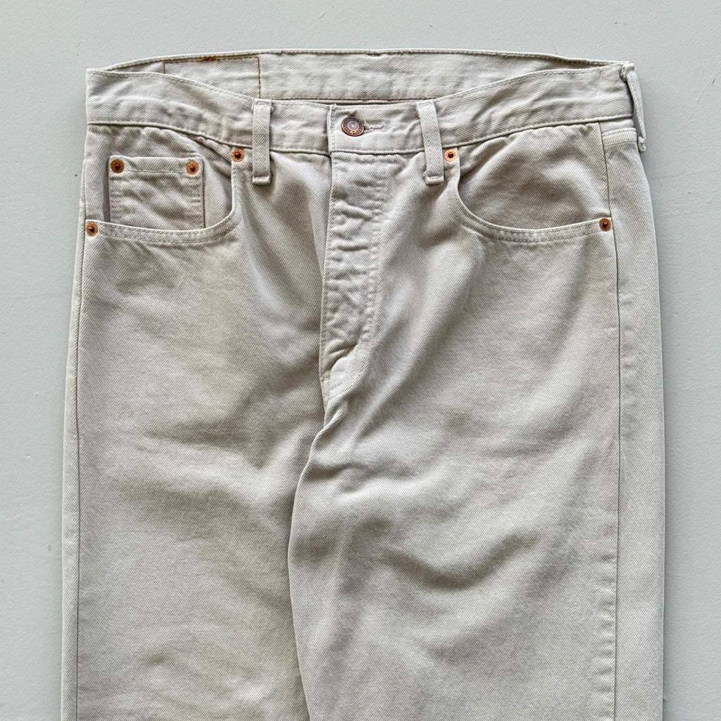 White Levi's 615 Orange Tab Denim 90's Vintage Jeans - 32” x 33”