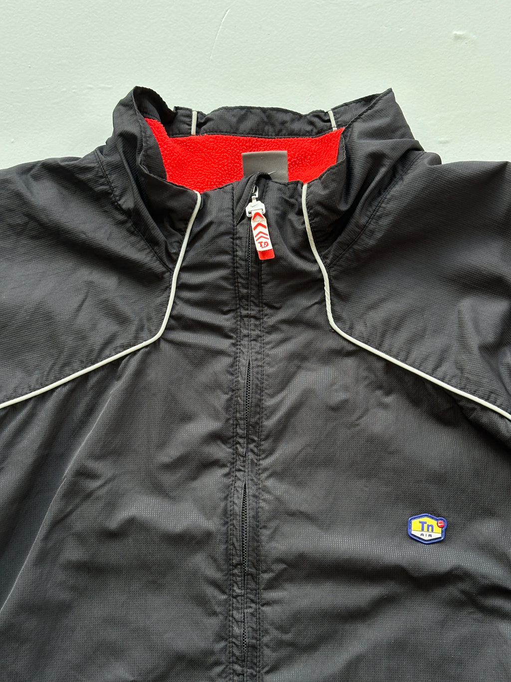 Black Nike Air TN Y2K Vintage Track Jacket - 2XL