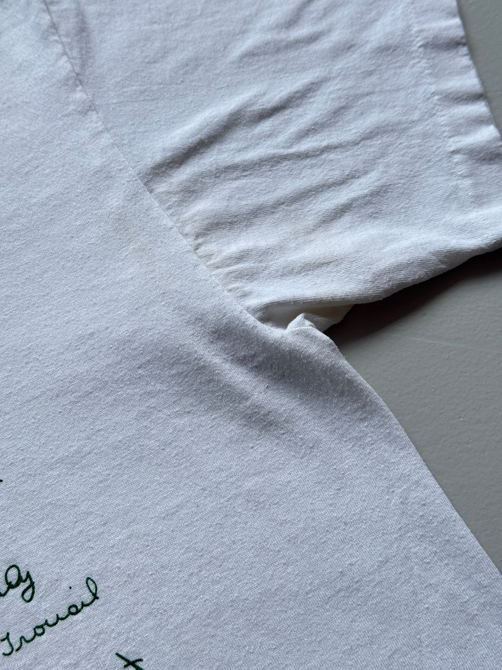 White Saint Patricks 90's Vintage Single Stitch Graphic T-Shirt - Small