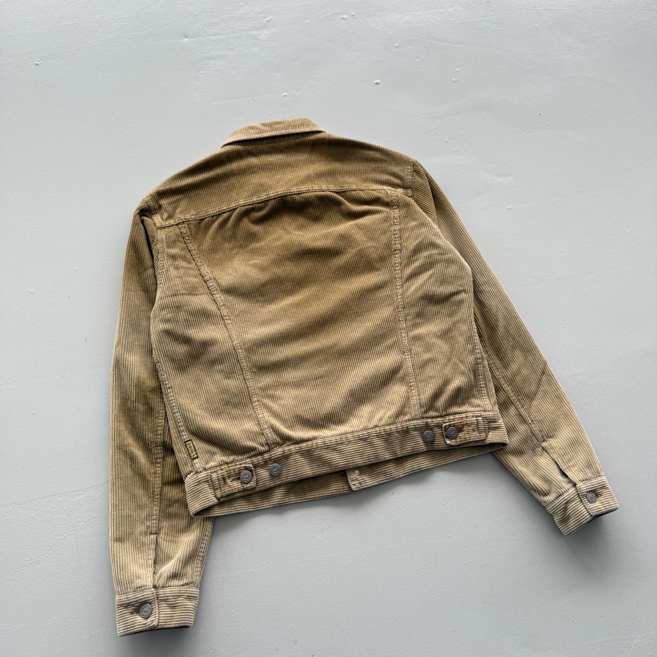 Brown Armani Jeans Corduroy Vintage Jacket - Womens Large Size 10/12