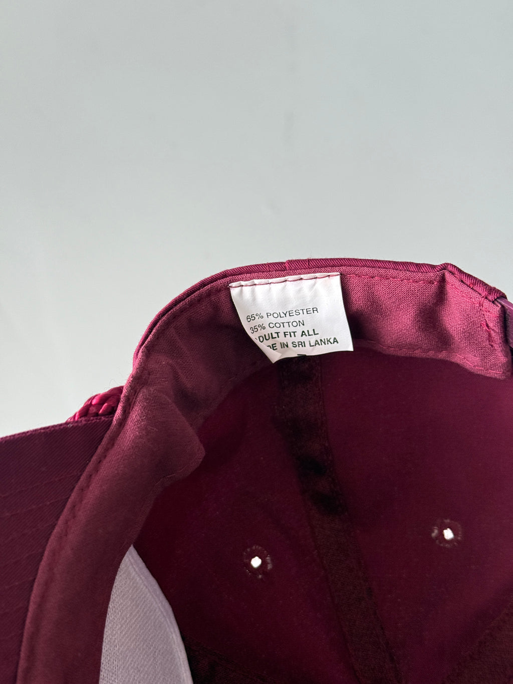 Maroon Construction Vintage Cotton SnapBack Trucker Cap