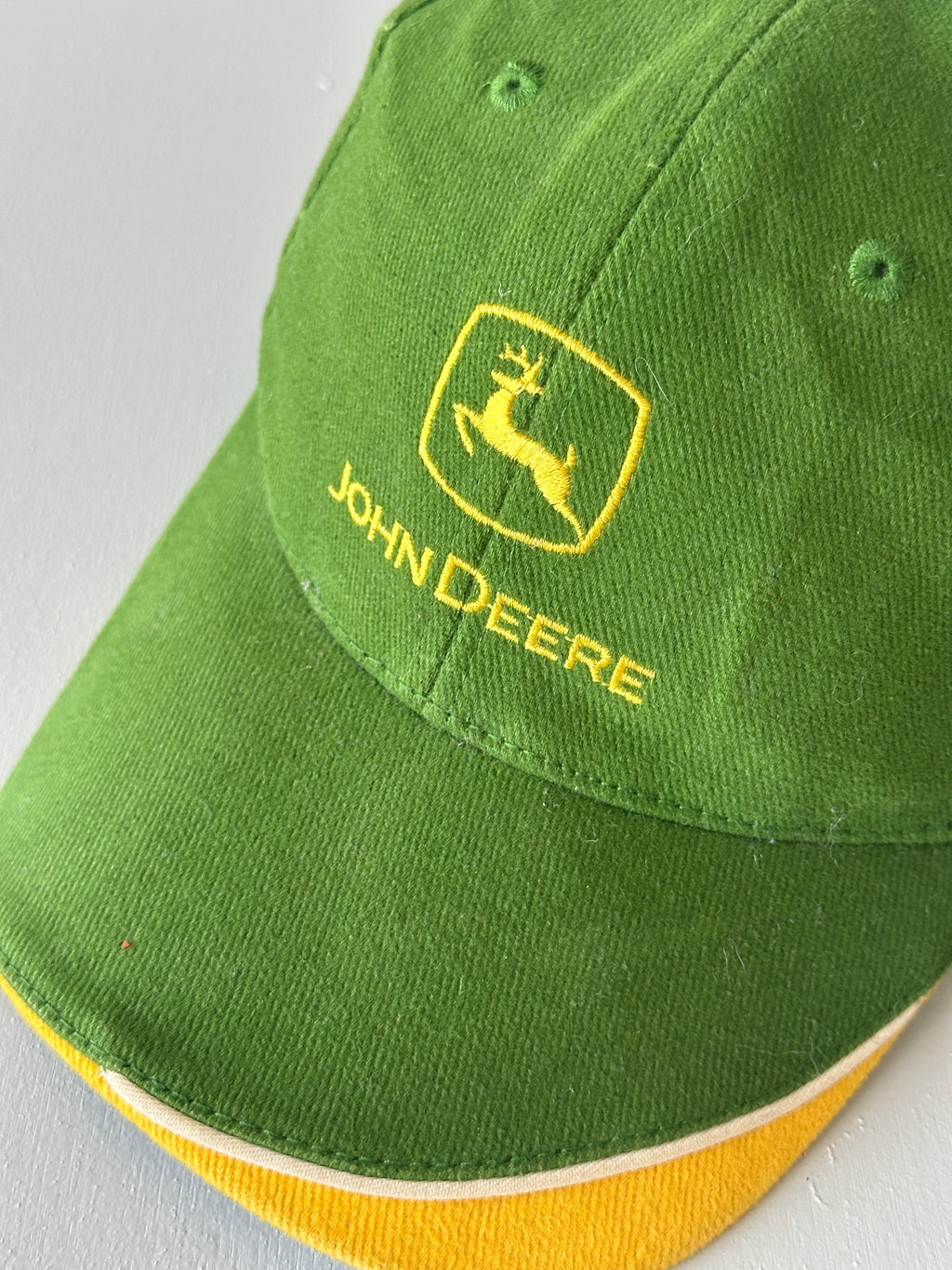 Green John Deere Owners Edition 90's Vintage SnapBack Trucker Cap