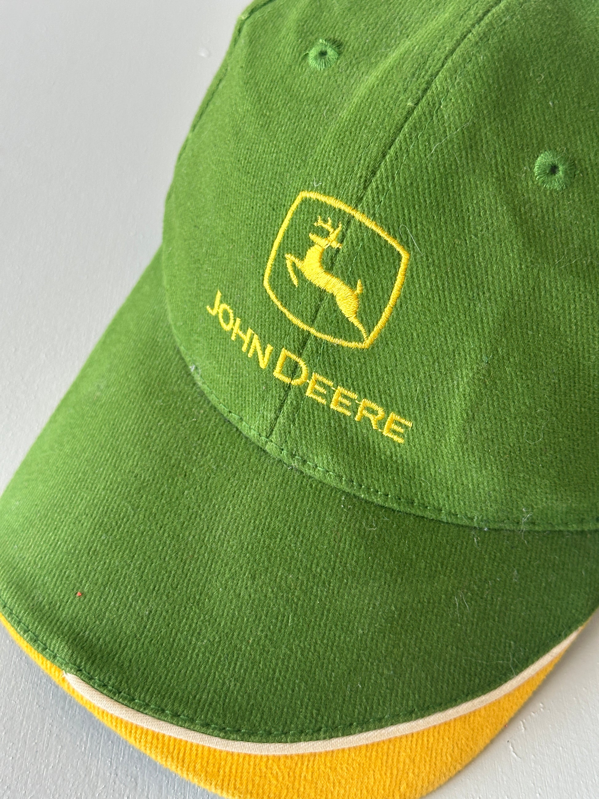 Green John Deere Owners Edition 90's Vintage SnapBack Trucker Cap