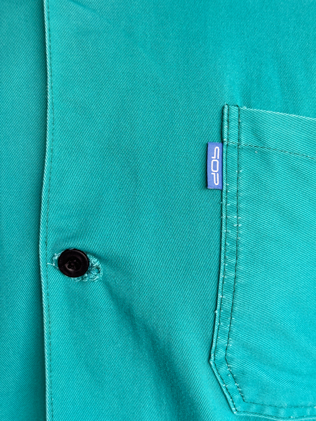 Turquoise 90's Vintage Workwear Chore Jacket CH495 - XL