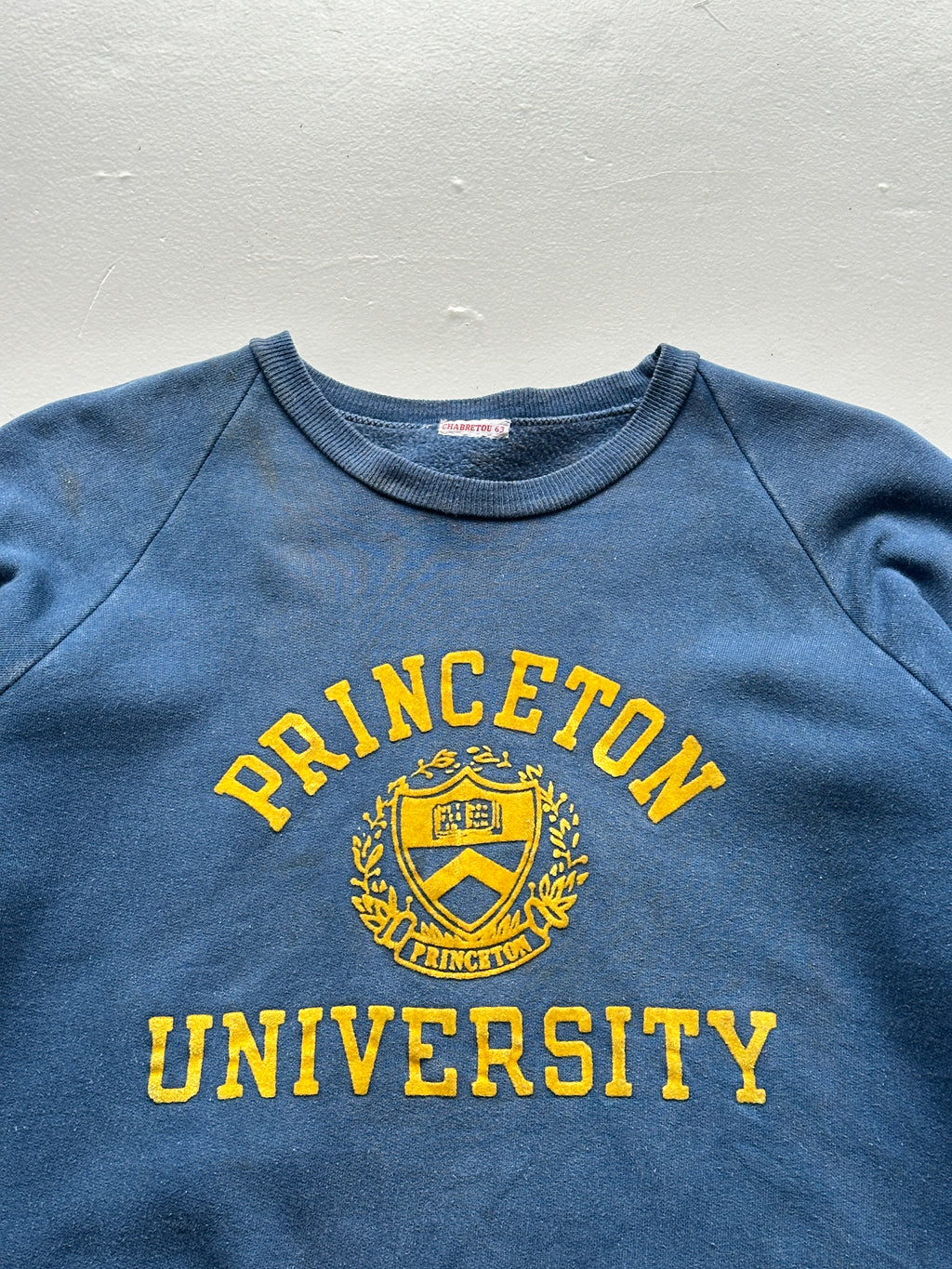 Blue Princeton University 1963 60's/70's Vintage Sweatshirt - Women's 8-10