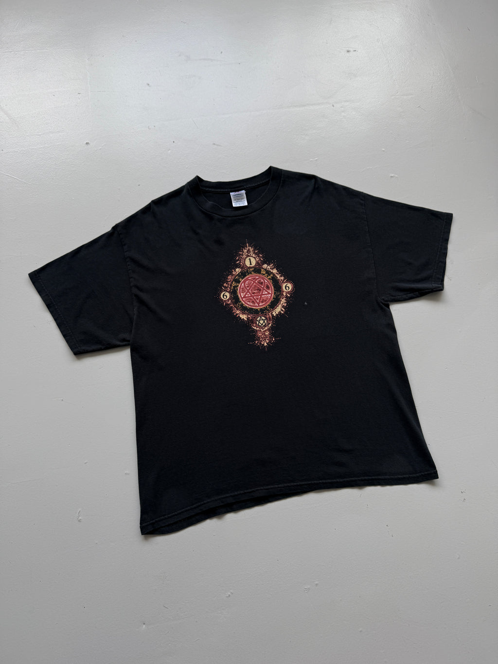 Black H.I.M. Heartagram 616 Mid-2000's Vintage Band Graphic T-Shirt - Large