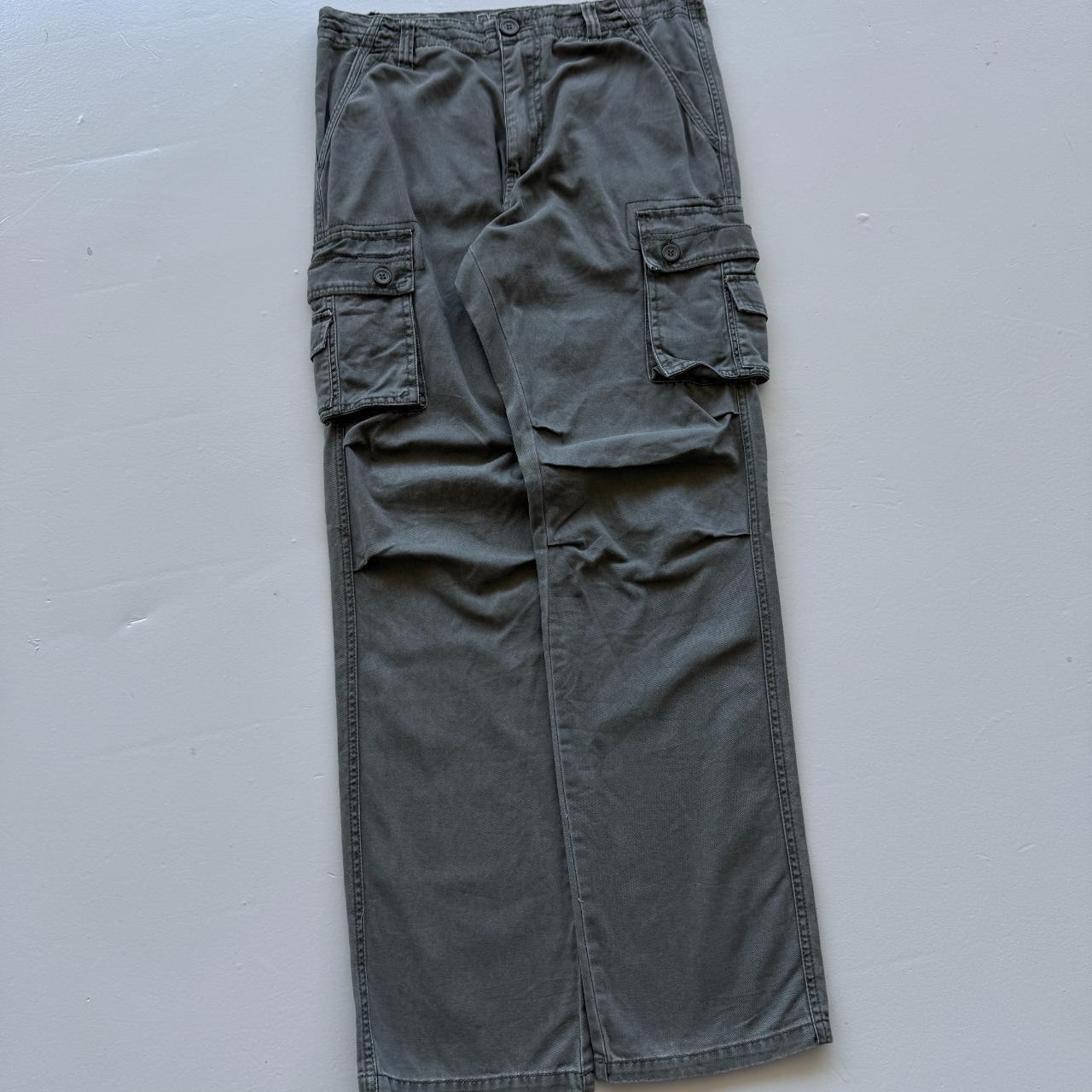 Vintage 90s Mambo Surfwear Cargo Green Pants - 32” x 31”