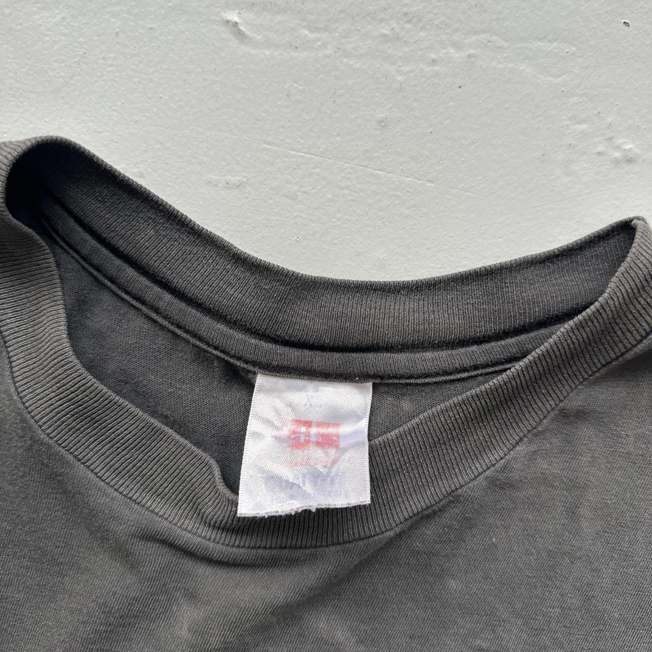 Black Faded Tiger Save me 90s Vintage T-shirt - Boxy XL