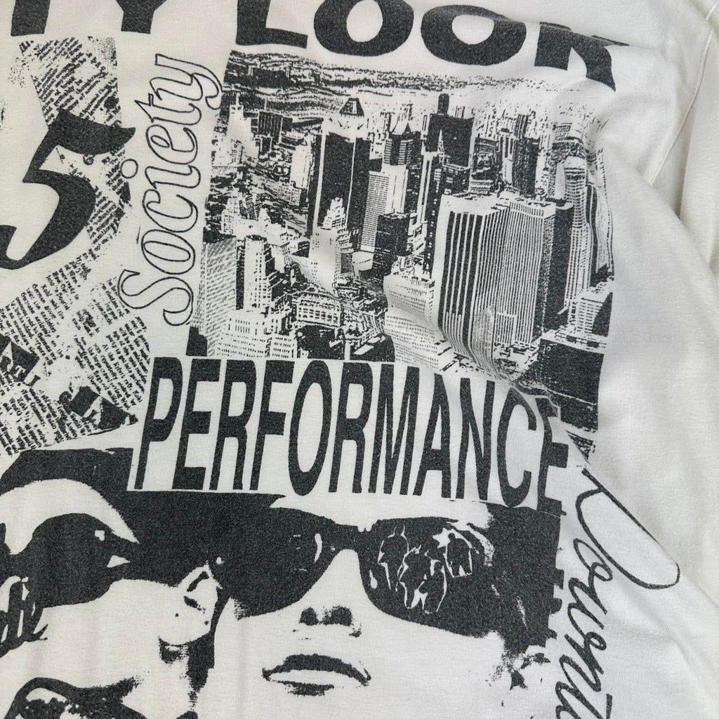 Passport City 90s White vintage T-shirt - XL