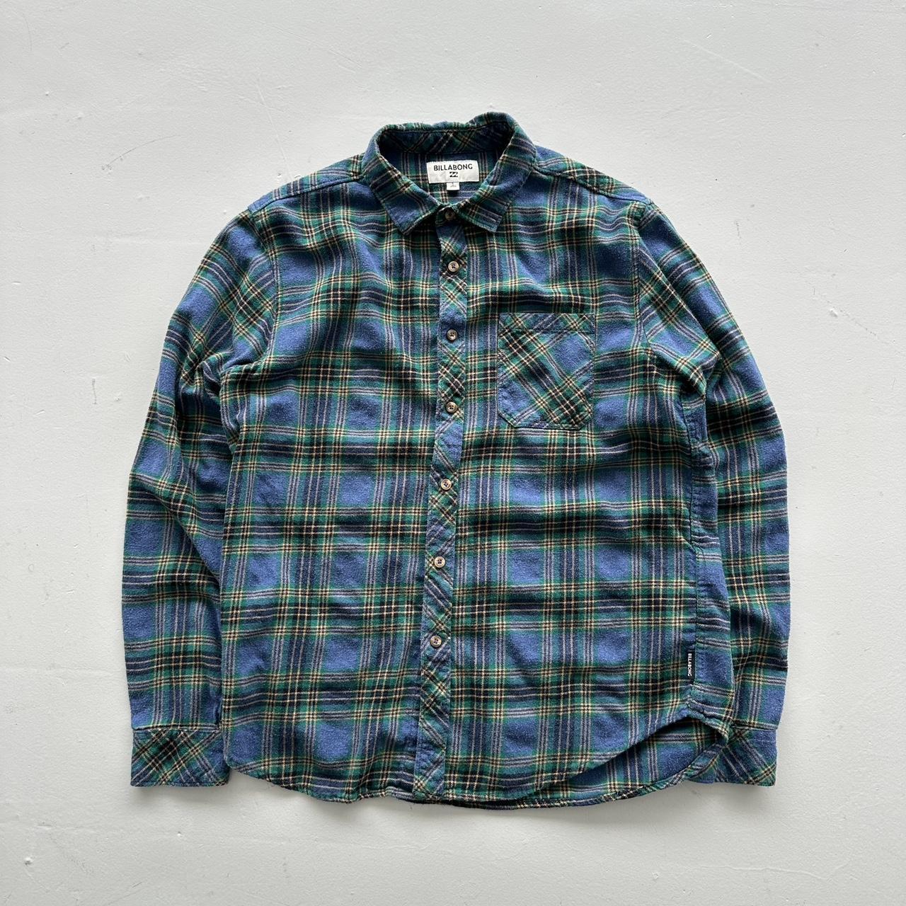 Blue Navy Billabong Surfwear 00s Vintage Long sleeve - Small