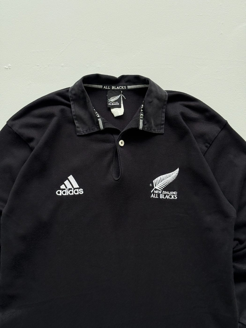 Adidas New Zealand All Blacks 2000's Vintage Rugby Polo - Women's Small