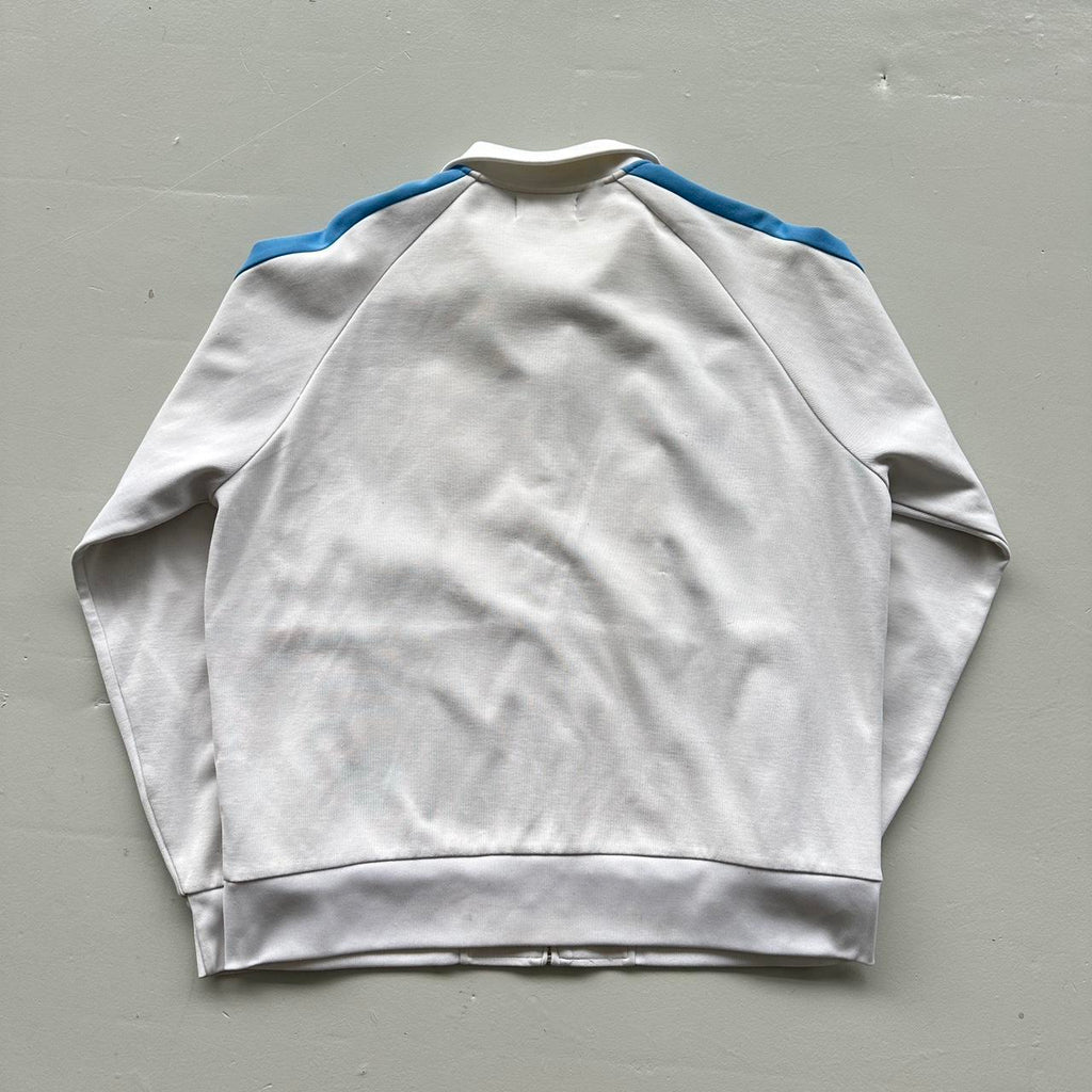 White / Blue Ralph Lauren Big Pony 90’s Vintage Track Jacket - XL